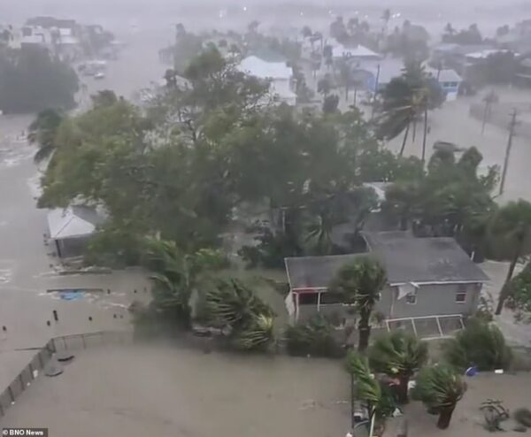 Viral Video Shows Destruction Of Houses And Trees By Hurricane Ian In Florida