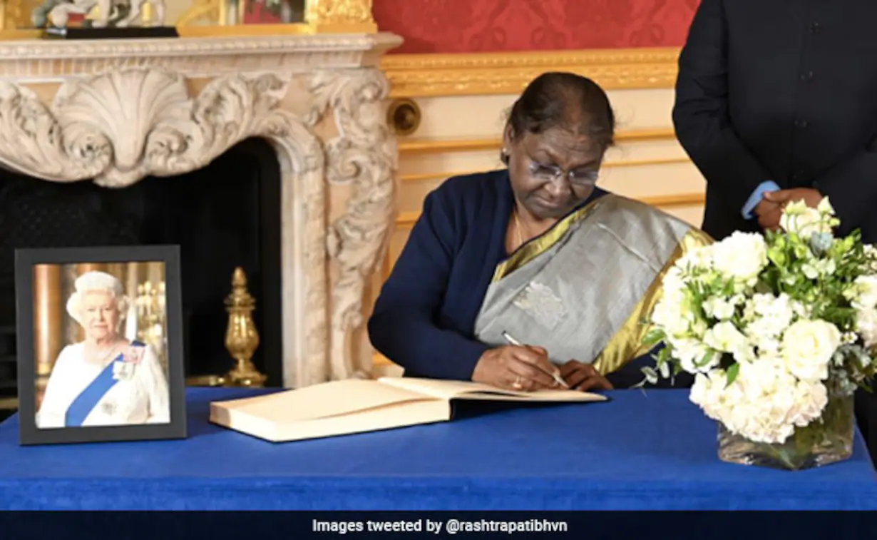 World Leaders Pay Last Respects To The Queen .