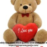 Happy Teddy Day date 2023 quotes love status for instagram